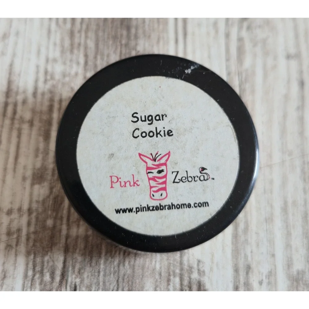 Pink Zebra Sprinkles Sugar Cookie Wax Melt Sample Jar 1-1/8 oz including Jar